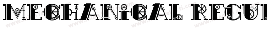 Mechanical Regular字体转换